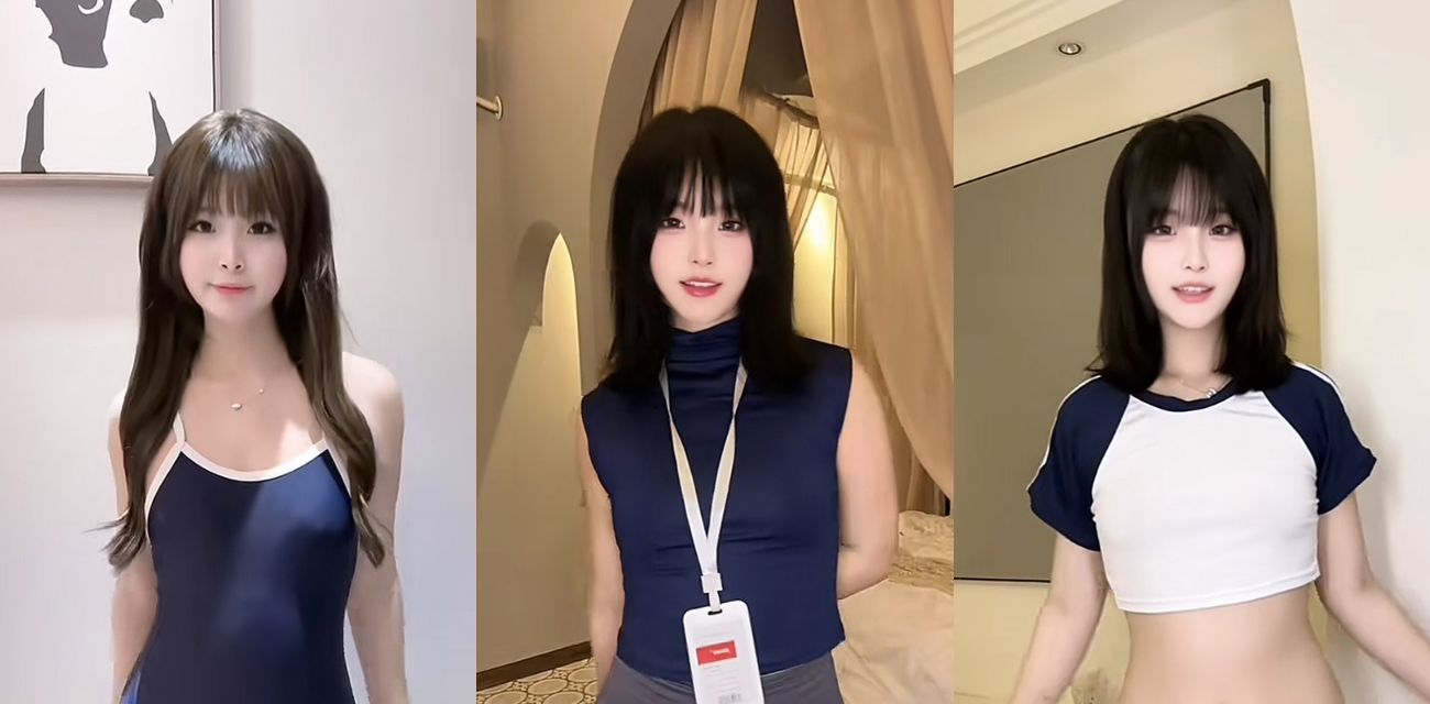 高人气萝莉女神【洛宝】最新福利私拍，JK制服情趣黑丝，白虎蜜穴被无情撑开激情暴操